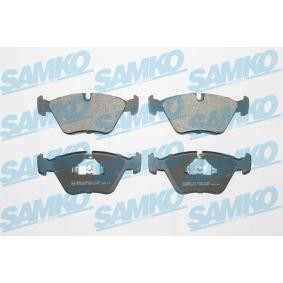 SAMKO 5SP296 Bremsbeläge BMW 5 Touring (E34) 2.0 150 PS Otto