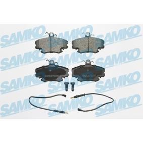 SAMKO 5SP349 Bromsbelägg DACIA SANDERO 1.5 65 hk Diesel