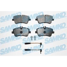 SAMKO 5SP767A Bremsbeläge MERCEDES-BENZ C-Klasse Sportcoupe (CL203) 2.5 204 PS Otto