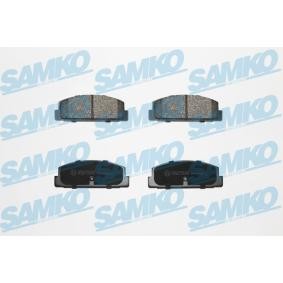 SAMKO 5SP876 Bremseklosser MAZDA 6 Station Wagon (GY) 2.3 162 hk Bensinmotor