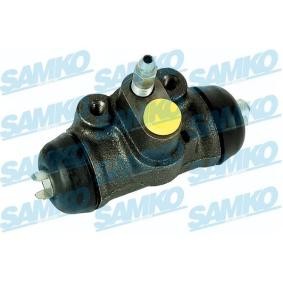 SAMKO C23851 Hjulbremsesylinder MAZDA 323 F 6 (BJ) 1.6 95 hk Bensinmotor