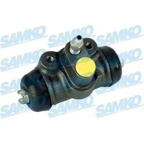 SAMKO C30013 Hjulbremsesylinder MAZDA 323 F 6 (BJ) 1.6 95 hk Bensinmotor