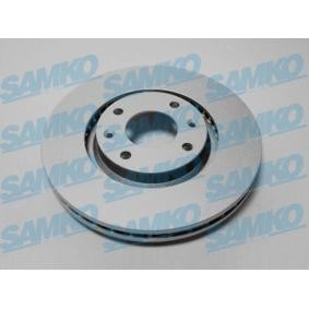 SAMKO P1003VR Bromsskivor PEUGEOT 207 SW (WK_) 1.6 110 hk Bensinmotor