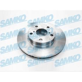SAMKO T2878V Bremsscheiben TOYOTA RAV 4 II (CLA2_, XA2_, ZCA2_, ACA2_) 2.0 150 PS Otto