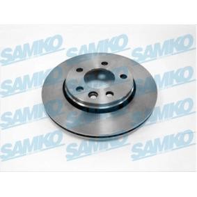 SAMKO V2008V Bremsscheiben VW Transporter 5 Pritsche / Fahrgestell (7JD, 7JE, 7JL, 7JY, 7JZ, 7FD) 2.0 115 PS Otto