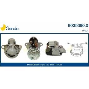 SANDO 6035390.0 Starter MAZDA 6 Stasjonsvogn (GJ, GL) 2.5 185 hk Bensinmotor