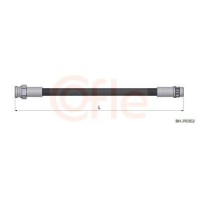 COFLE 92.BH.PE002 Bromsslang CITROËN C4 Picasso 1 (UD_) 1.8 125 hk Bensinmotor