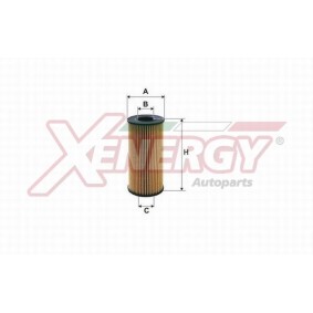AP XENERGY X1596662 Filtro olio RENAULT SCÉNIC IV (J9_) 1.6 130 CV Diesel