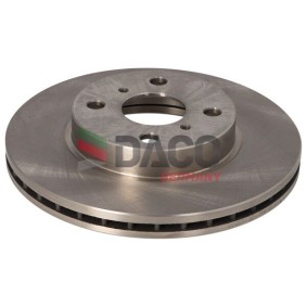 DACO Germany 604550 Bremsscheiben TOYOTA COROLLA Compact (_E10_) 2.0 72 PS Diesel
