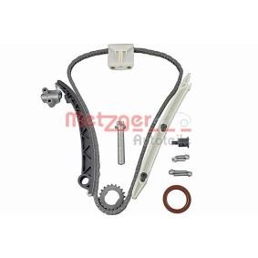 METZGER 7490004 Cadena de distribución OPEL ASTRA J Sedán 1.4 87 cv Motor otto