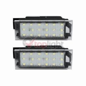 AE TOPLIGHT 701062 Kennzeichenbeleuchtung RENAULT Megane 3 Schrägheck (BZ0/1_) 1.9 131 PS Diesel