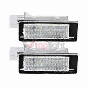AE TOPLIGHT 701063 Kennzeichenbeleuchtung RENAULT Megane 3 Schrägheck (BZ0/1_) 1.9 131 PS Diesel