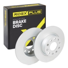 RIDEX PLUS 82B0342P Bromsskivor SKODA OCTAVIA (1Z3)