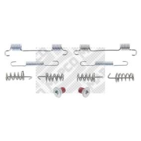 MAPCO 9104 Tilbehørsett, bremsesko CHRYSLER