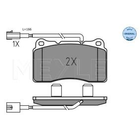 Köp Bromsbelägg av MEYLE 025 237 5716 till det låga priset 533,55&nbsp;kr