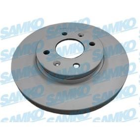 SAMKO K2026VR Disque de frein HYUNDAI ACCENT 4 Stufenheck (RB) 1.4 99 CV Essence