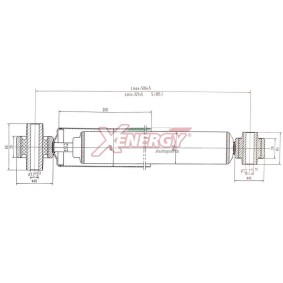 AP XENERGY X078349 Stötdämpare NISSAN X-TRAIL (T31) 2.0 150 hk Diesel