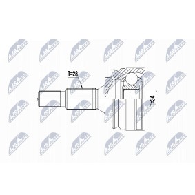 NTY NPZ-PE-031 Drivknute CITROËN