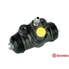 BREMBO A 12 413 Hjulbremsesylinder MAZDA 323 F 6 (BJ) 1.6 95 hk Bensinmotor