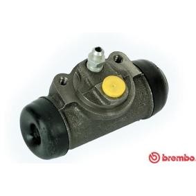BREMBO A 12 522 Cylindre de roue TOYOTA LAND CRUISER Hardtop (_J7_) 2.4 90 CV Diesel