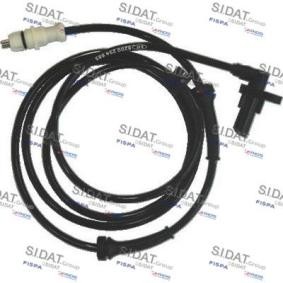 SIDAT 84.524A2 ABS Sensor RENAULT THALIA 2 (LU1/2) 1.2 75 PS Otto