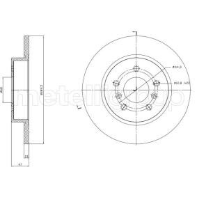 METELLI 23-1763C Bremsscheiben NISSAN Qashqai 2 (J11, J11_) 1.6 130 PS Diesel
