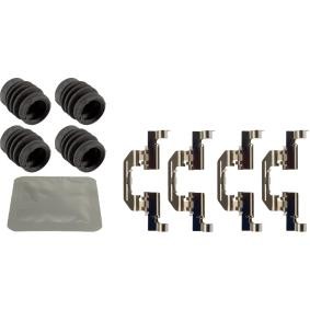 TRW PFK828 Kit d'accessoires, plaquette de frein à disque MAZDA 3 3/5 portes (BM, BN) 1.5 100 CV Essence