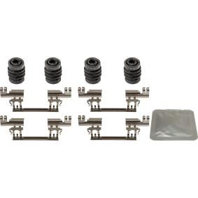 TRW PFK830 Kit d'accessoires, plaquette de frein à disque MAZDA 3 3/5 portes (BM, BN) 1.5 100 CV Essence