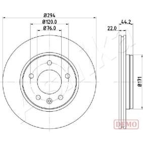 ASHIKA 61-00-0925C Bremsscheiben VW Transporter 5 Pritsche / Fahrgestell (7JD, 7JE, 7JL, 7JY, 7JZ, 7FD) 2.0 115 PS Otto
