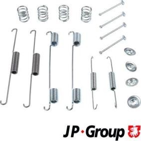 JP GROUP 3564004910 Kit de accesorios, pastillas de frenos HYUNDAI TUCSON (JM) 2.0 141 cv Motor otto