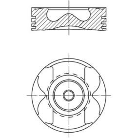 MAHLE 021 PI 00125 000 Pistone RENAULT SCÉNIC IV (J9_) 1.6 130 CV Diesel