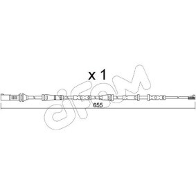 Warnkontakt, Bremsbelagverschleiß SU.378 für MINI