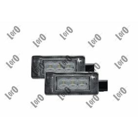 ABAKUS L38-210-0004LED Skyltbelysning PEUGEOT 2008 Kombi (CU_)