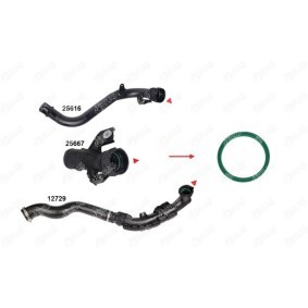 IBRAS 25617 Retentor, tubo do ar de sobrealimentação NISSAN INTERSTAR Camião de plataforma/chassis