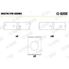 MERCEDES-BENZ Nockenwellenlager GLYCO N075/7N SEMI