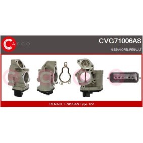 CASCO CVG71006AS AGR Ventil RENAULT MEGANE 3 Grandtour (KZ0/1) 2.0 150 PS Diesel