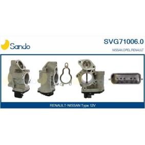 SANDO SVG71006.0 AGR Ventil RENAULT MEGANE 3 Grandtour (KZ0/1) 2.0 150 PS Diesel