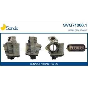 SANDO SVG71006.1 AGR Ventil RENAULT MEGANE 3 Grandtour (KZ0/1) 2.0 150 PS Diesel