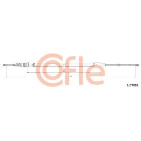 COFLE 92.1.CT010 Cabo de freio de mão OPEL CROSSLAND X