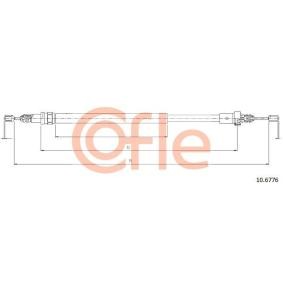 COFLE 92.10.6776 Handbremsseil RENAULT LAGUNA 1 (B56, 556) 1.6 107 PS Otto