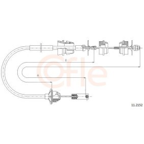 Achetez des Câble d'embrayage COFLE 92.11.2152 à prix pour 19,69&nbsp;&euro;