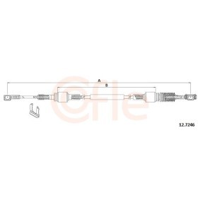 Acquista Cavo comando, Cambio manuale da COFLE 92.12.7246 a buon mercato per soli 59,76&nbsp;&euro;