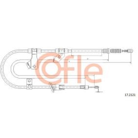 COFLE 92.17.2121 Câble de frein à main MITSUBISHI COLT 6 (Z3A, Z2A) 1.3 91 CV Essence