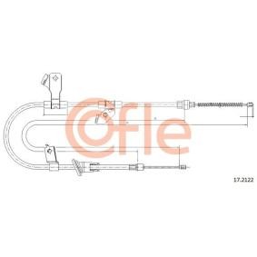 COFLE 92.17.2122 Câble de frein à main MITSUBISHI COLT 6 (Z3A, Z2A) 1.3 91 CV Essence