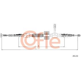 COFLE 92.251.32 Handbremsseil ALFA ROMEO 156 (932) 2.5 190 PS Otto