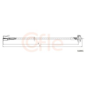 COFLE 92.S18001 Cavo contachilometri MITSUBISHI