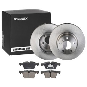 Osta Jarrupalasarja, levyjarru RIDEX:llä 3405B0854 edullisesti hintaan 131,30&nbsp;&euro;