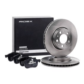 RIDEX 3405B1153 Bremsscheiben und -beläge VOLVO S80 I (184) 2.4 140 PS Otto