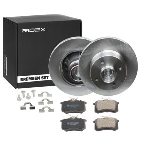 RIDEX 3405B1166 Bromssats PEUGEOT 207 SW (WK_) 1.6 110 hk Bensinmotor