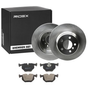 RIDEX 3405B1325 Bremseskiver og -klosser BMW X5